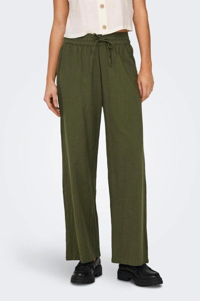 ONLY 15319090 ONLTIZANA LOOSE PANTS GRAPE LEAF KADIN PANTOLON