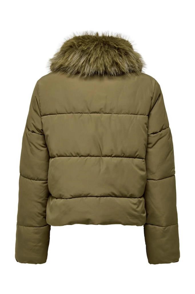 ONLY 15322000 ONLMAGGI FUR PUFFER WALNUT KADIN MONT