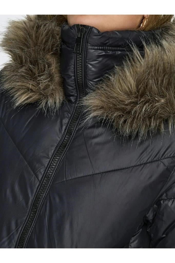 ONLY 15322003 ONLFEVER SHORT PUFFER BLACK KADIN MONT