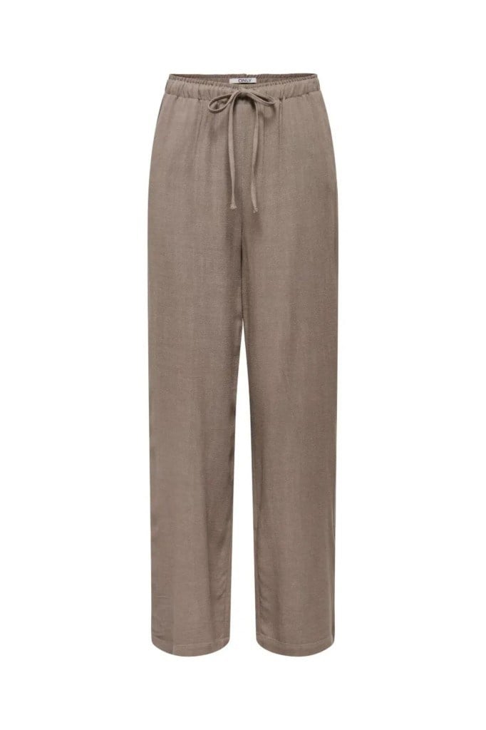 ONLY 15322263 ONLSIESTA PULL-UP LINEN PNT WALNUT KADIN PANTOLON