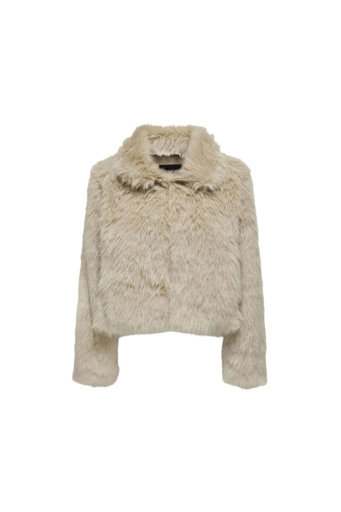 ONLY 15322406 ONLMANNY FAUX FUR JACKET PUMICE KADIN CEKET