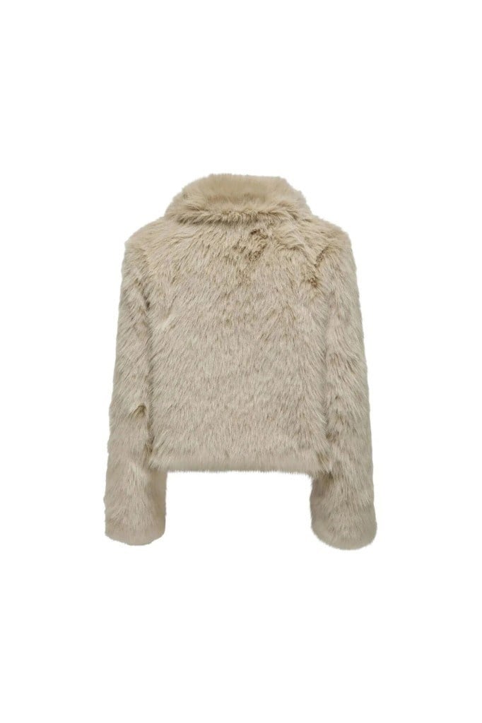 ONLY 15322406 ONLMANNY FAUX FUR JACKET PUMICE KADIN CEKET