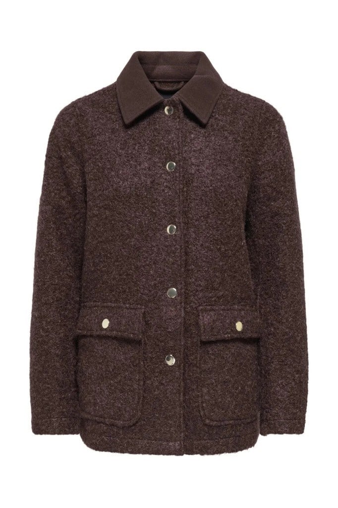 ONLY 15373243 ONLVICTORIA MIX JACKET DEEP MAHOGANY KADIN CEKET