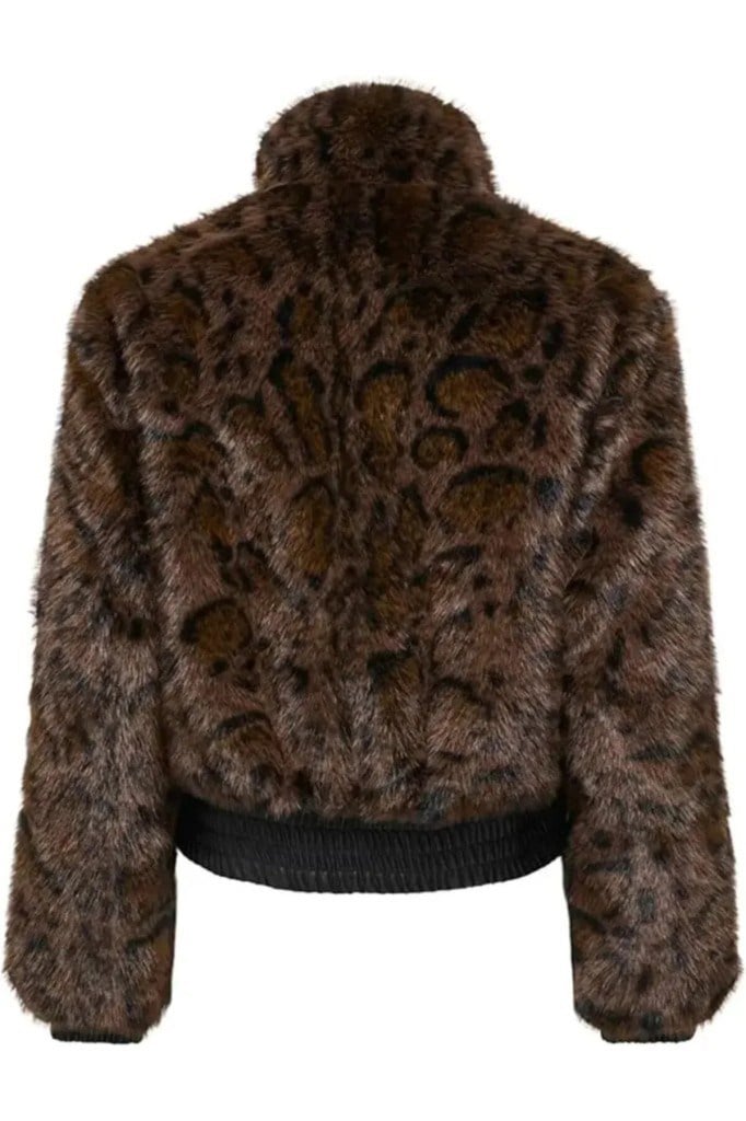 ONLY 15373827 ONLRIKKE FAUX FUR JACKET BLACK KADIN MONT