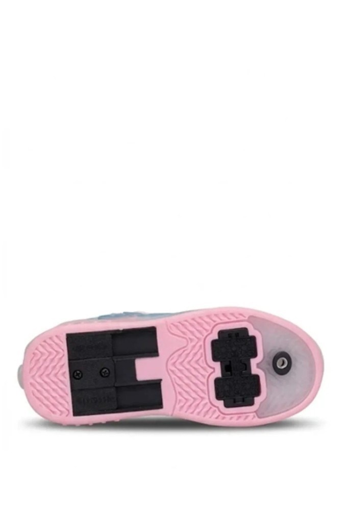 PEPİNO FK26-2227 BEYAZ PEMBE TEKERLEKLİ IŞIKLI ÇOCUK PATENLİ AYAKKABI