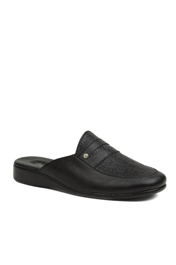 PIERCARDIN PC-0288 SIYAH KROKO ERKEK TERLİK