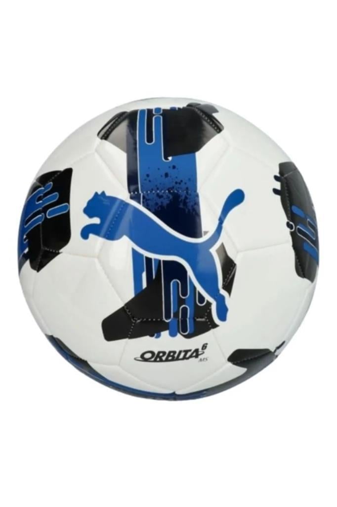 PUMA 08433505 ORBITA 6 MS WHITE-IGNITE BLUE FUTBOL TOPU
