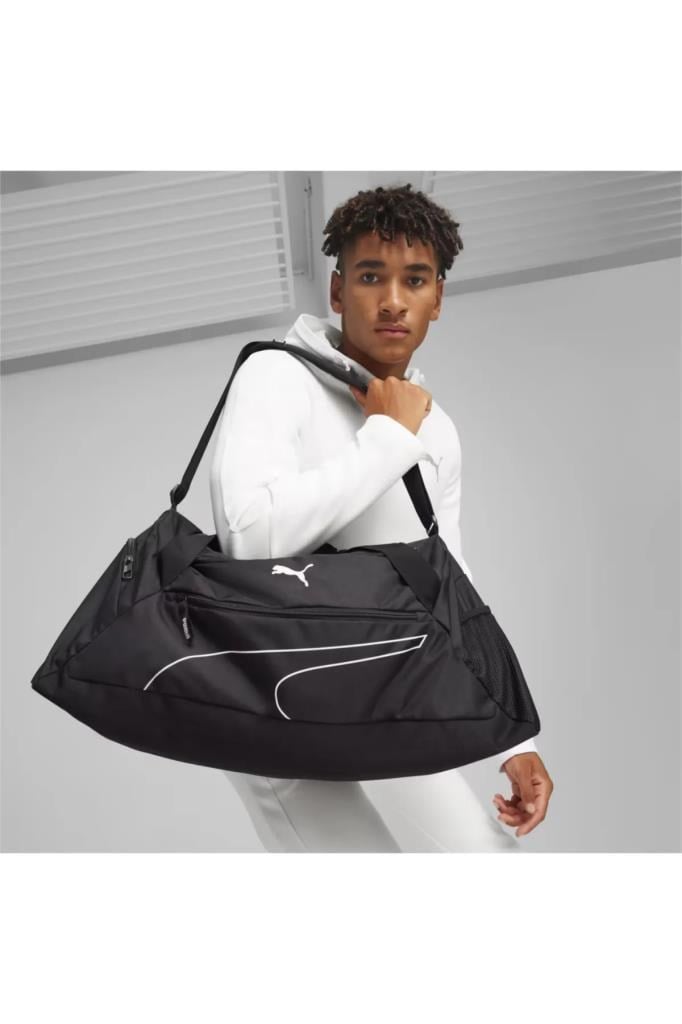 PUMA 09033301 FUND SPORTS BAG M SIYAH NS SPOR ÇANTASI 