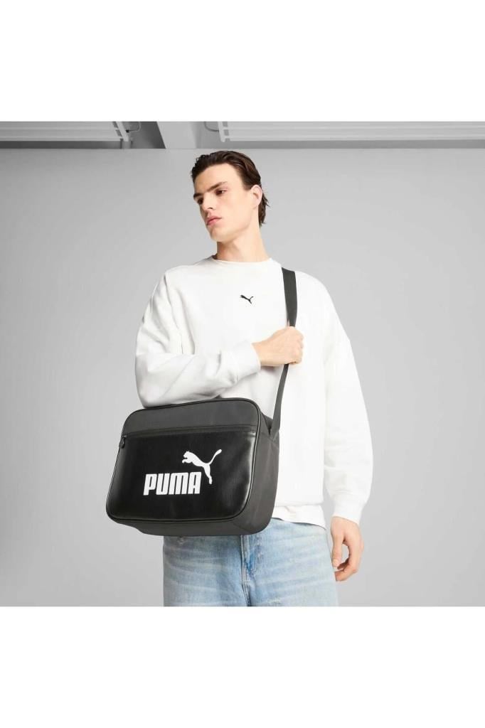 PUMA 09129701 CAMPUS MEDIUM REPORTER BAG BLACK NS OMUZ ÇANTASI