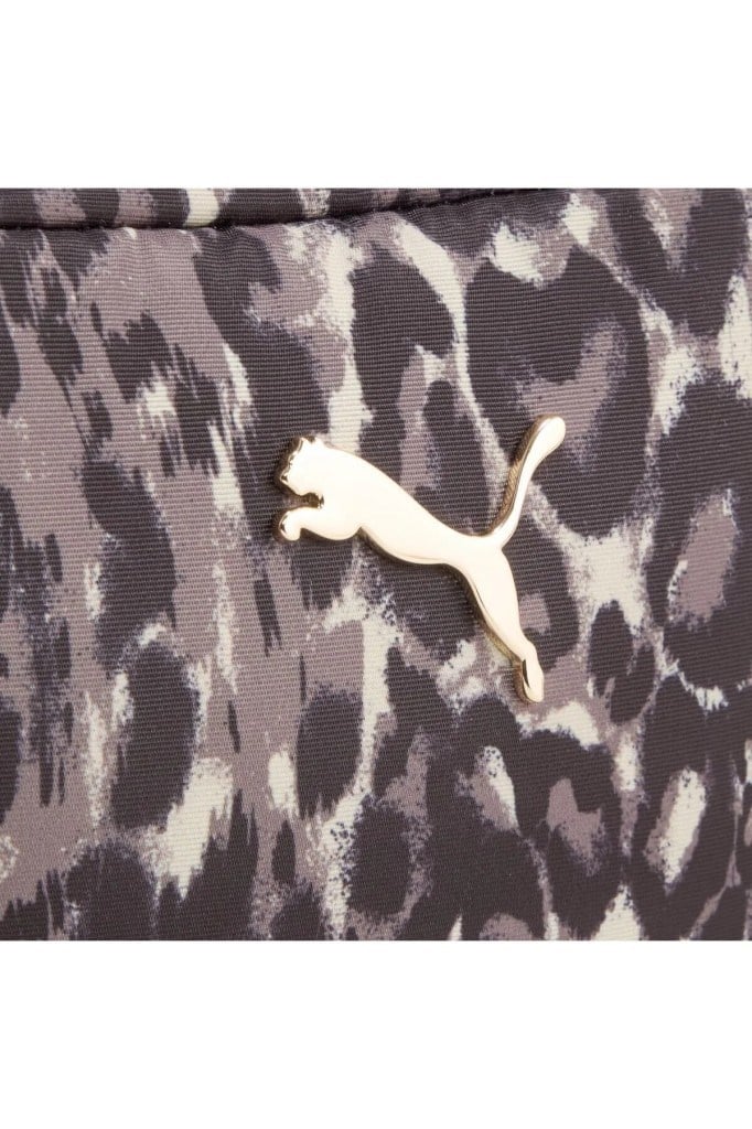 PUMA 09133811 POP CROSSBODY BAG BLACK LEOPARD AOP NS OMUZ ÇANTASI
