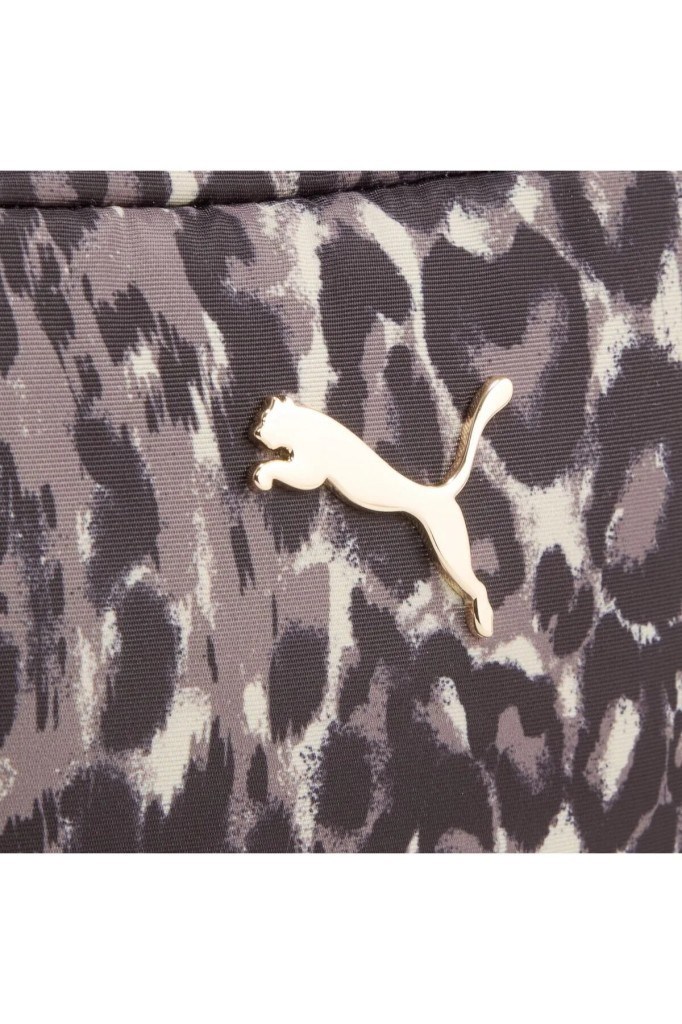 PUMA 09133811 POP CROSSBODY BAG BLACK LEOPARD AOP NS OMUZ ÇANTASI