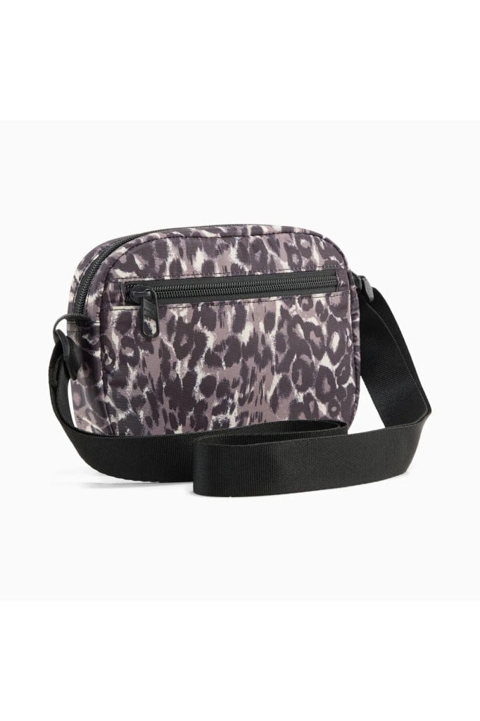 PUMA 09133811 POP CROSSBODY BAG BLACK LEOPARD AOP NS OMUZ ÇANTASI