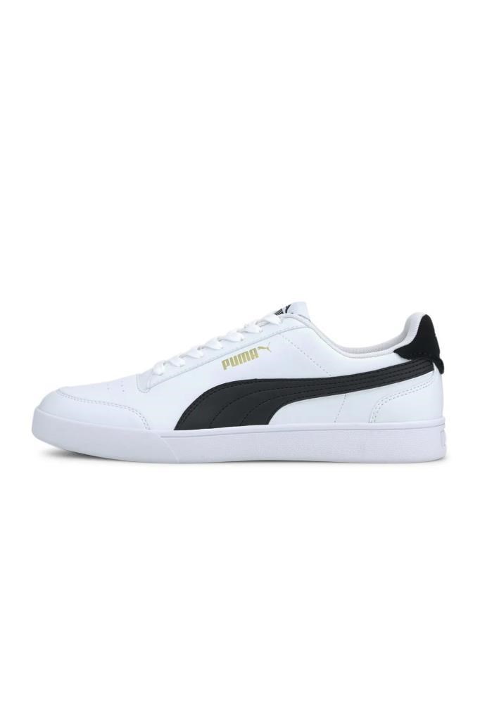 PUMA 30966803 SHUFFLE WHITE BLACK TEAM ERKEK SPOR AYAKKABI