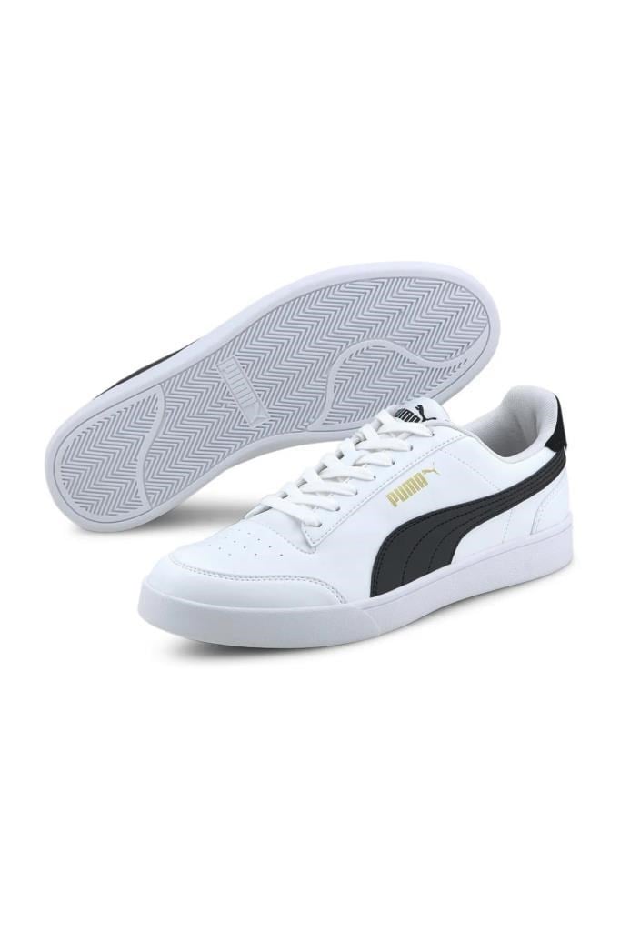 PUMA 30966803 SHUFFLE WHITE BLACK TEAM ERKEK SPOR AYAKKABI