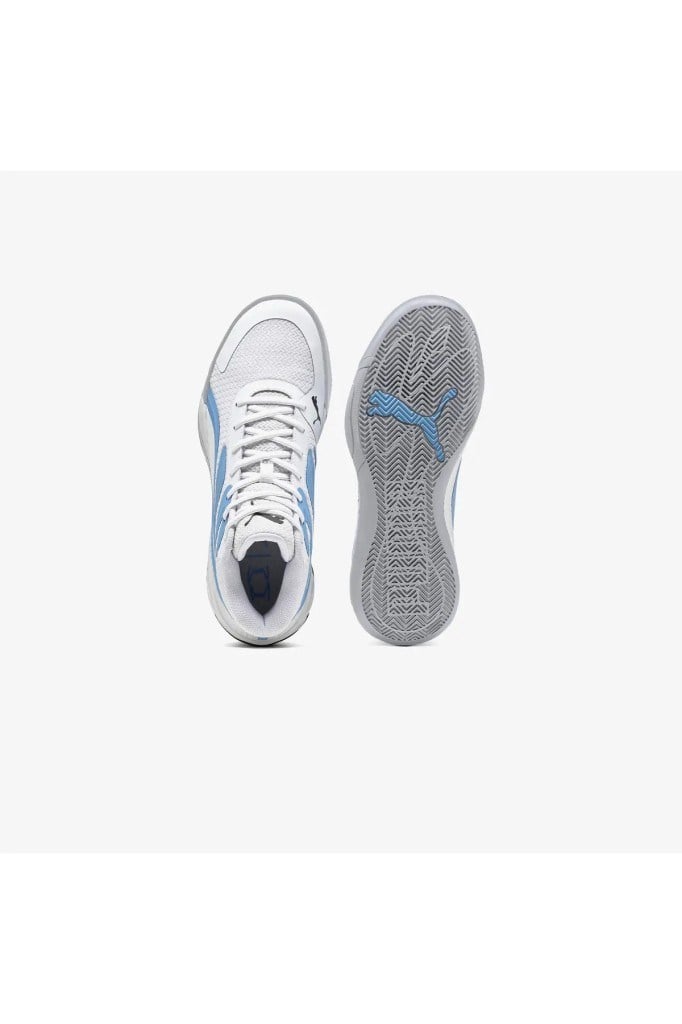 PUMA 31082909 COURT PRO WHITE BLUE ERKEK BASKETBOL AYAKKABISI