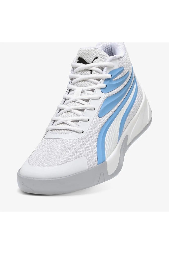 PUMA 31082909 COURT PRO WHITE BLUE ERKEK BASKETBOL AYAKKABISI