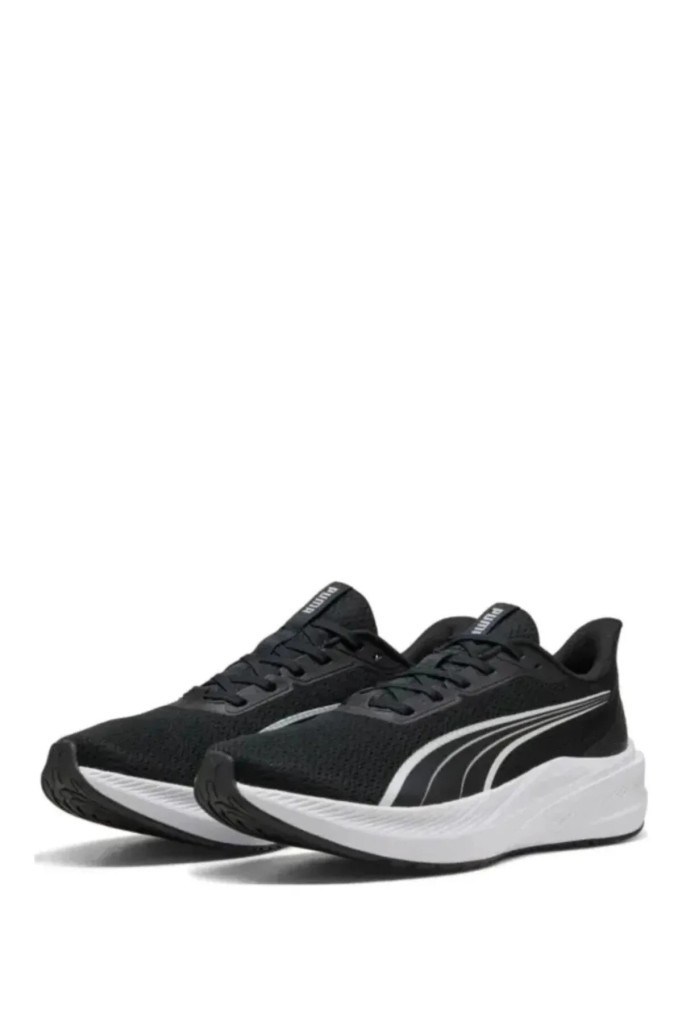 PUMA 31258601 DASHER LITE BLACK WHITE SILVER ERKEK SNEAKER