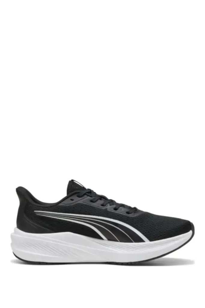 PUMA 31258601 DASHER LITE BLACK WHITE SILVER ERKEK SNEAKER