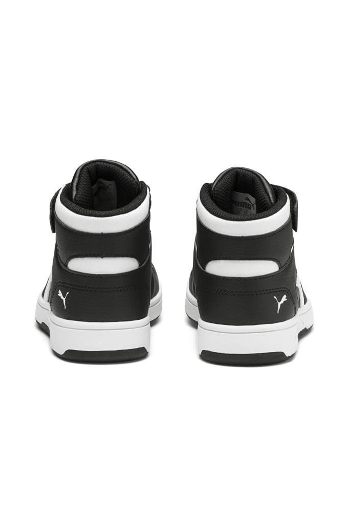PUMA 37048801 REBOUND LAYUP SL V PS BLACK WHITE BASKET SPOR AYAKKABISI