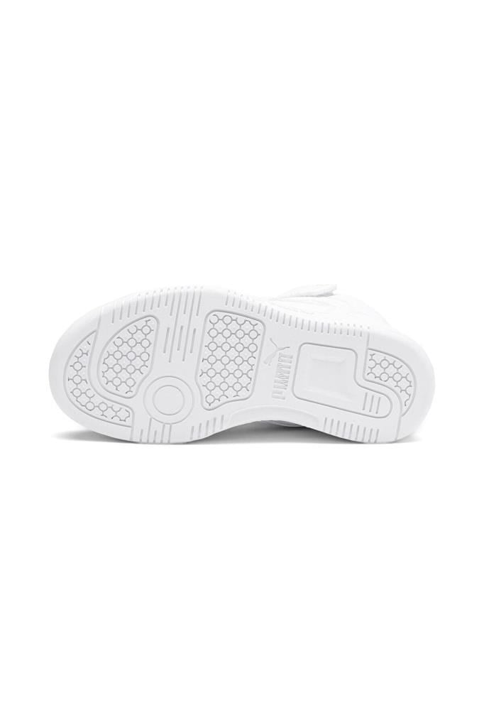 PUMA 37048802 REBOUND LAYUP WHITE GRAY VIOLET ÇOCUK BASKET SPOR AYAKKABISI