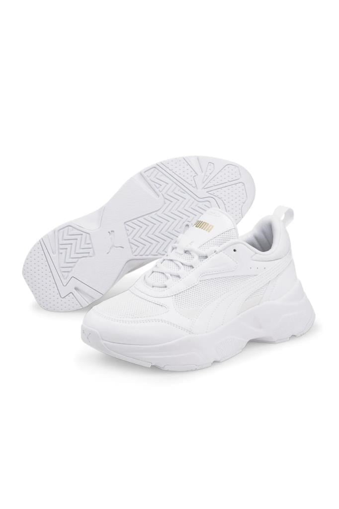 PUMA 38464701 CASSIA WHITE TEAM GOLD KADIN SPOR AYAKKABI