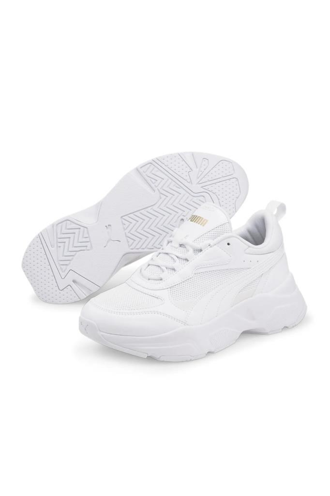 PUMA 38464701 CASSIA WHITE TEAM GOLD KADIN SPOR AYAKKABI