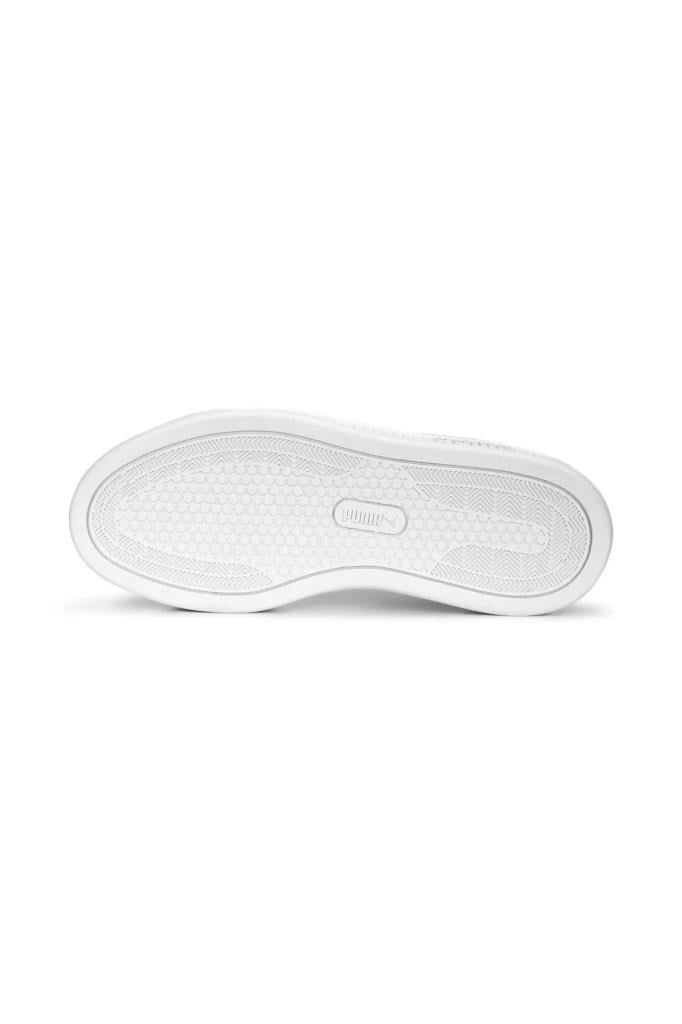PUMA 39075801 SMASH PLATFORM V3 WHITE SILVER KADIN SPOR AYAKKABI