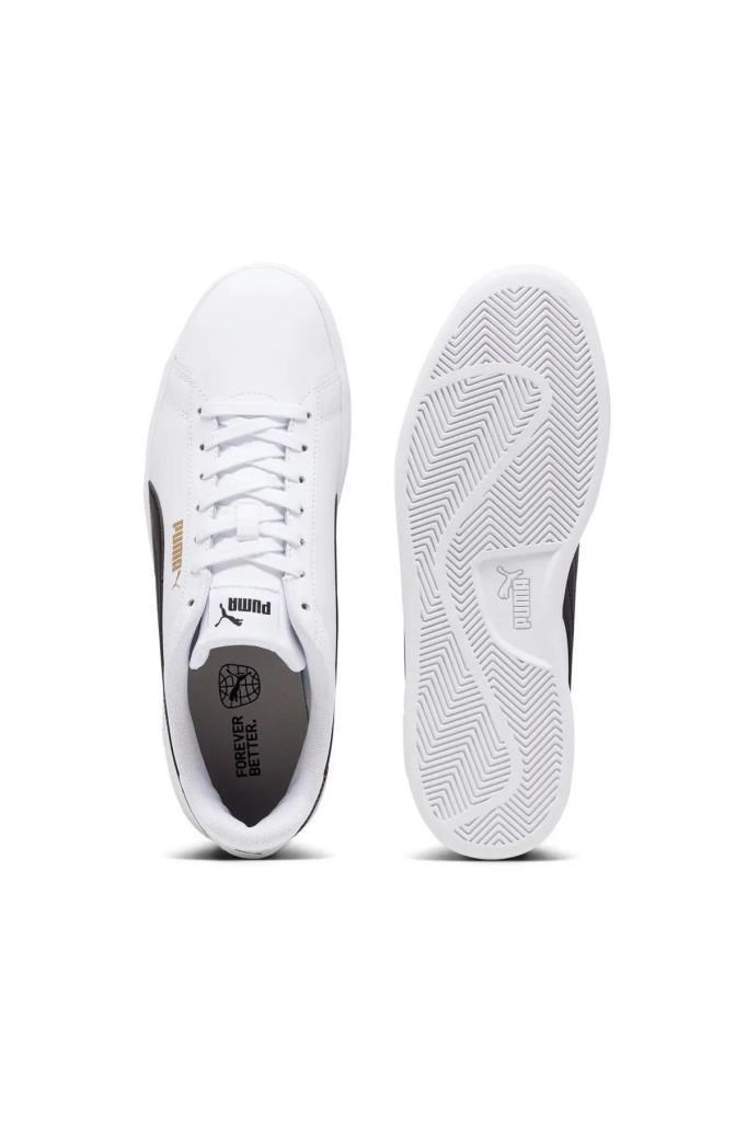 PUMA 39098711 PUMA SMASH 3.0 L WHITE BLACK ERKEK SNEAKER