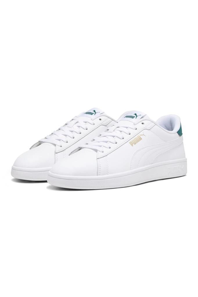 PUMA 39098714 PUMA SMASH 3.0 L WHITE MALACHITE ERKEK SNEAKER