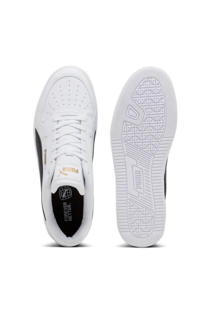 PUMA 39229003 CAVEN 2.0 WHITE BLACK GOLD UNİSEX SPOR AYAKKABISI