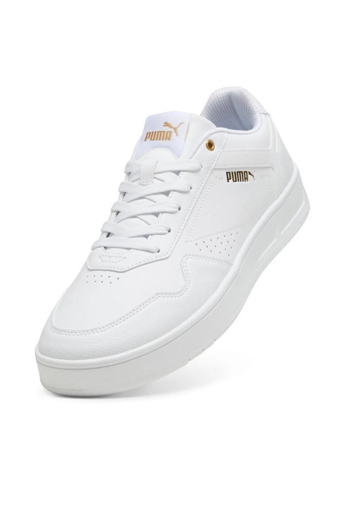 PUMA 39501801 COURT CLASSIC WHITE GOLD UNİSEX SNEAKER