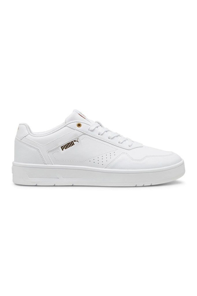 PUMA 39501801 COURT CLASSIC WHITE GOLD UNİSEX SNEAKER