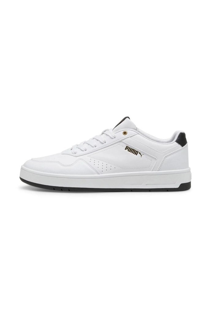 PUMA 39501807 COURT CLASSY WHITE BLACK ERKEK SNEAKER