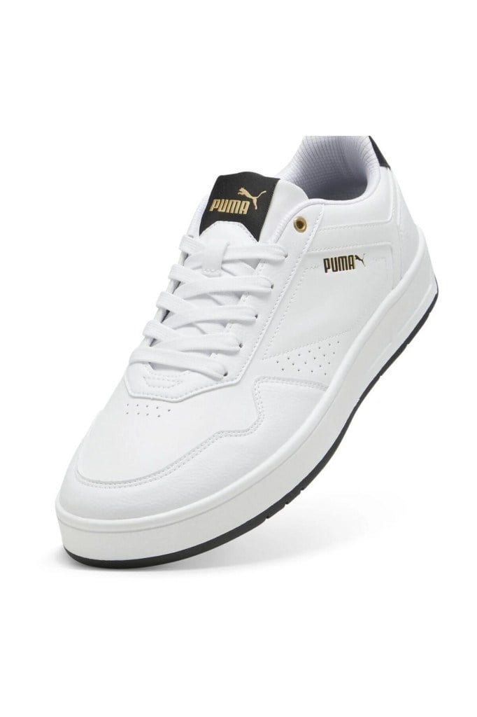 PUMA 39501807 COURT CLASSY WHITE BLACK ERKEK SNEAKER
