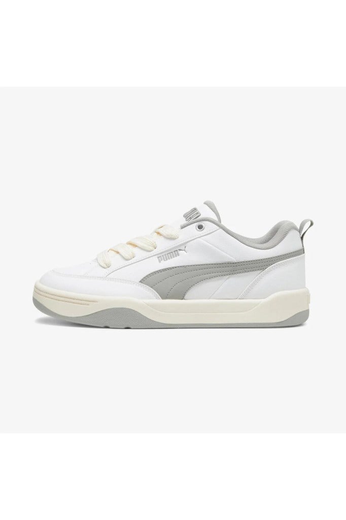 PUMA 39508401 PARK LIFESTYLE WHITE GRAY ALMOND ERKEK SNEAKER
