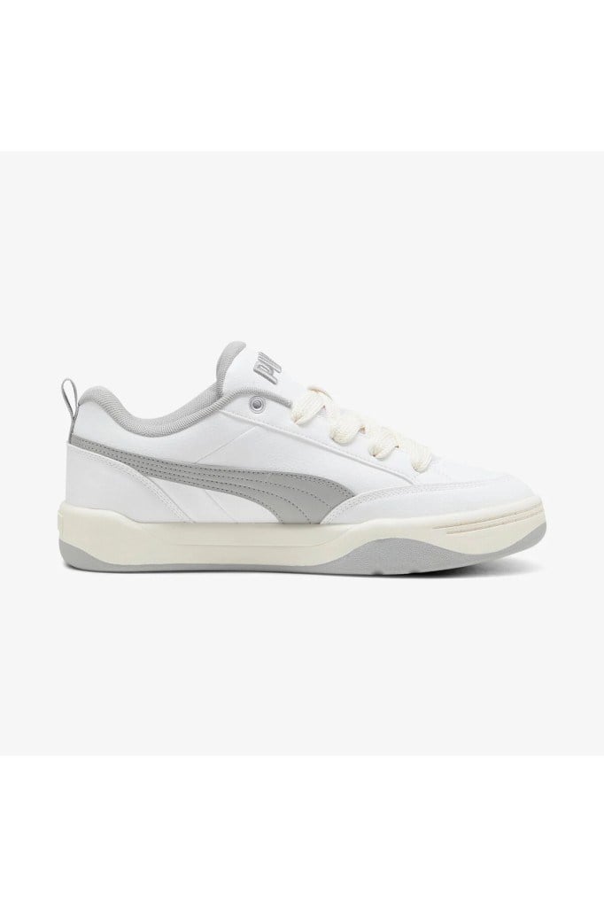 PUMA 39508401 PARK LIFESTYLE WHITE GRAY ALMOND ERKEK SNEAKER