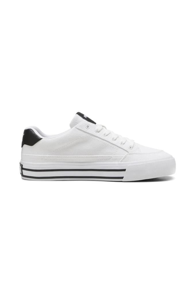 PUMA 39635302 COURT CLASSIC VULC WHITE BLACK UNISEX SPOR AYAKKABI