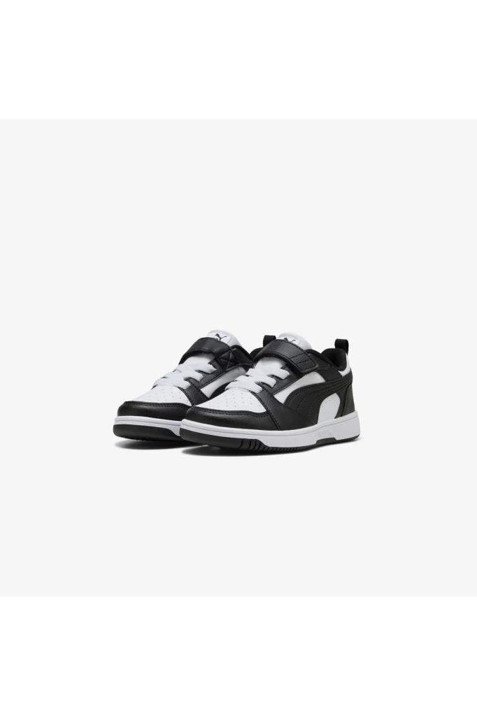 PUMA 39741901 PUMA REBOUND V6 LO AC+ PS WHITE BLACK ÇOCUK SNEAKER