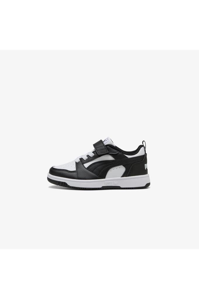 PUMA 39741901 PUMA REBOUND V6 LO AC+ PS WHITE BLACK ÇOCUK SNEAKER