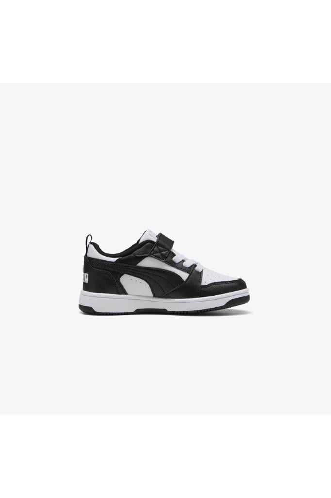 PUMA 39741901 PUMA REBOUND V6 LO AC+ PS WHITE BLACK ÇOCUK SNEAKER