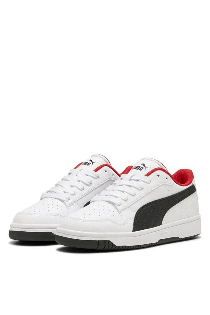 PUMA 39899308 REB-L JR WHITE BLACK RED UNİSEX SNEAKER