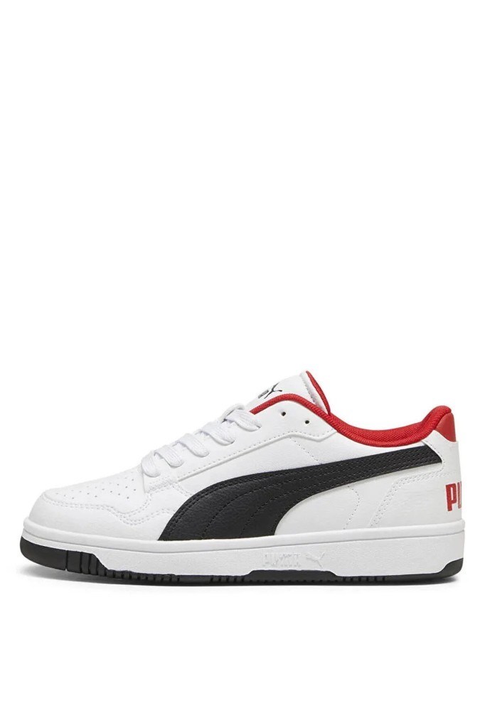 PUMA 39899308 REB-L JR WHITE BLACK RED UNİSEX SNEAKER