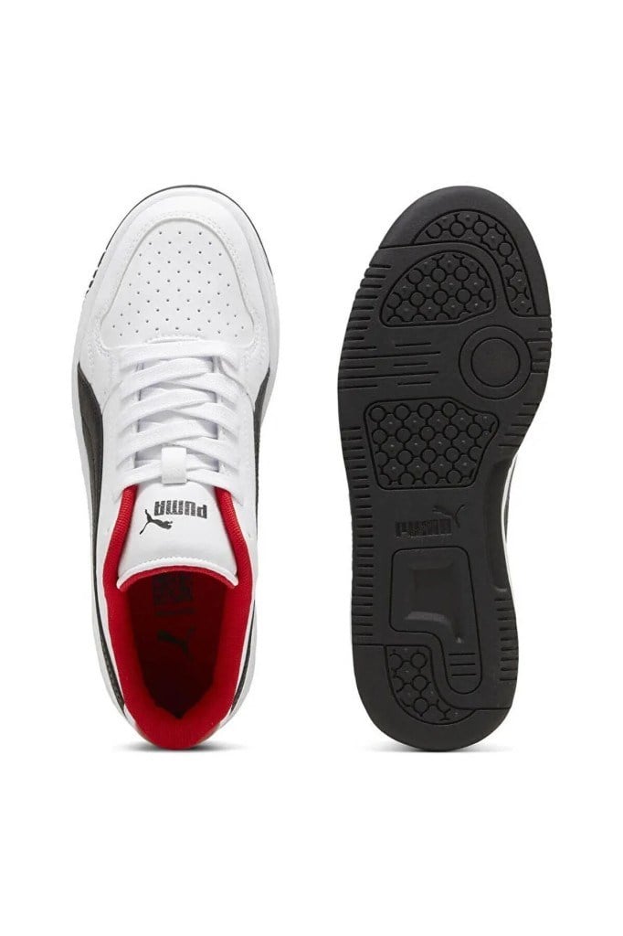 PUMA 39899308 REB-L JR WHITE BLACK RED UNİSEX SNEAKER