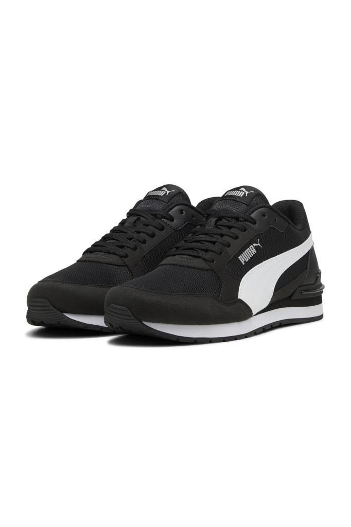 PUMA 39966601 ST RUNNER V4 MH BLACK WHITE SILVER KADIN SNEAKER