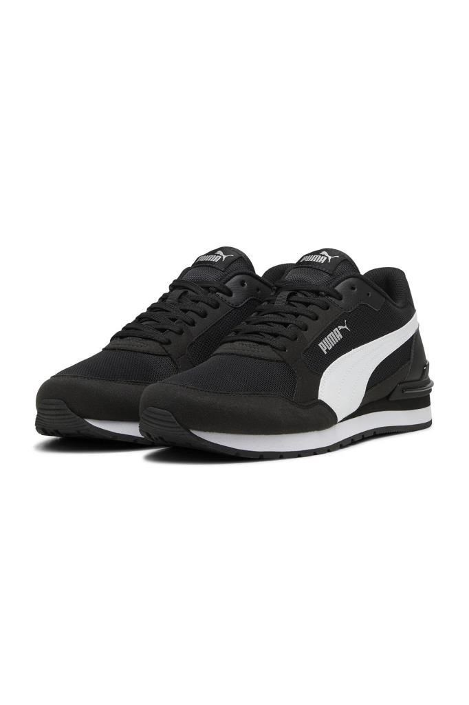PUMA 39966601 ST RUNNER V4 MH BLACK WHITE SILVER KADIN SNEAKER
