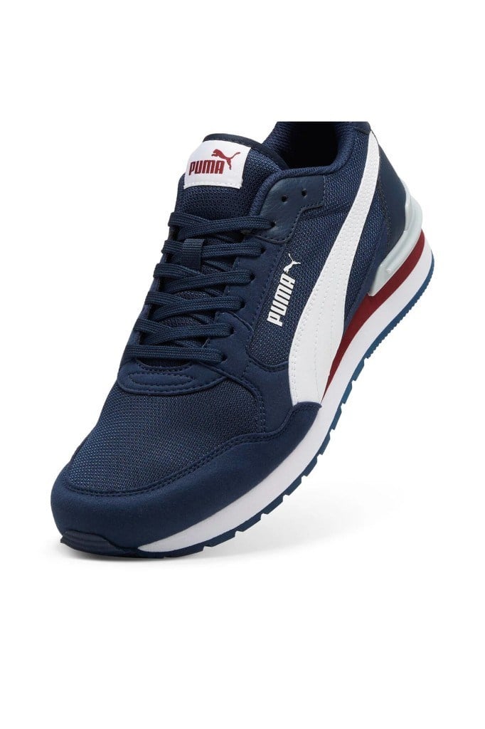 PUMA 39966602 ST RUNNER V4 MESH NAVY WHITE RED ERKEK SNEAKER