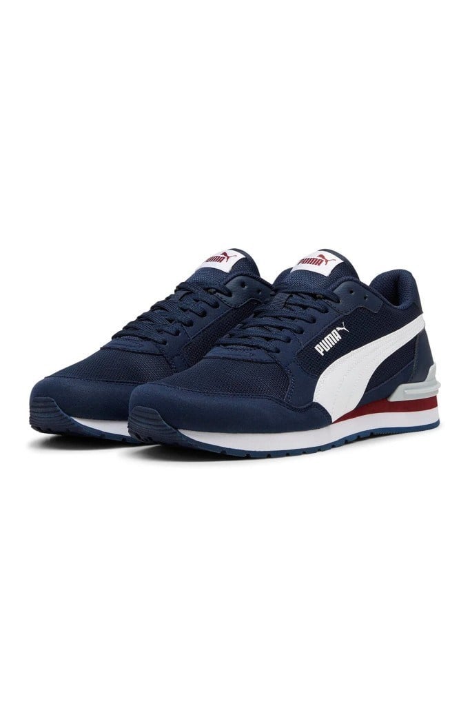 PUMA 39966602 ST RUNNER V4 MESH NAVY WHITE RED ERKEK SNEAKER