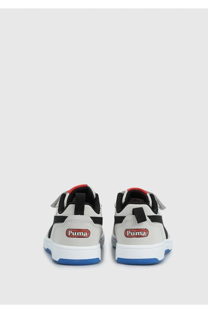 PUMA 40063801 REBOUND V6 LOW AC+PC GLACIAL GRAY ÇOCUK SNEAKER