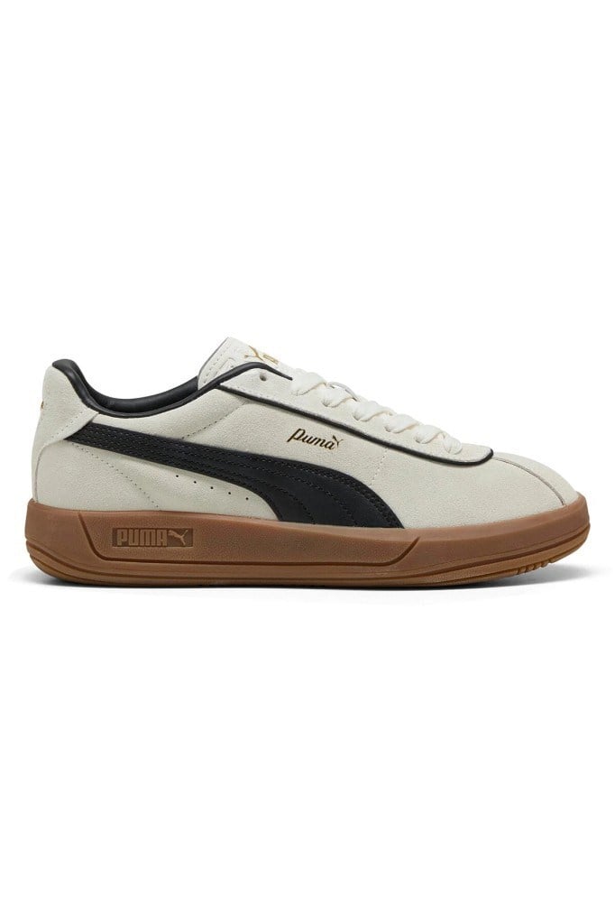 PUMA 40071801 CLUB KLASSIKA SD WHITE BLACK GOLD KADIN SNEAKER