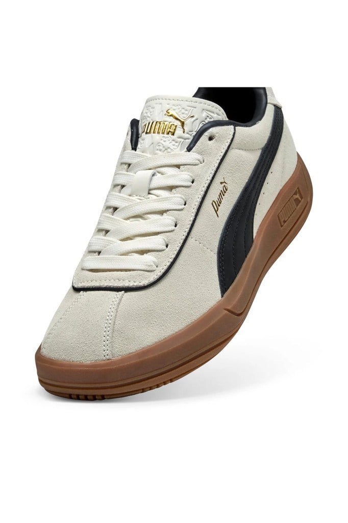 PUMA 40071801 CLUB KLASSIKA SD WHITE BLACK GOLD KADIN SNEAKER